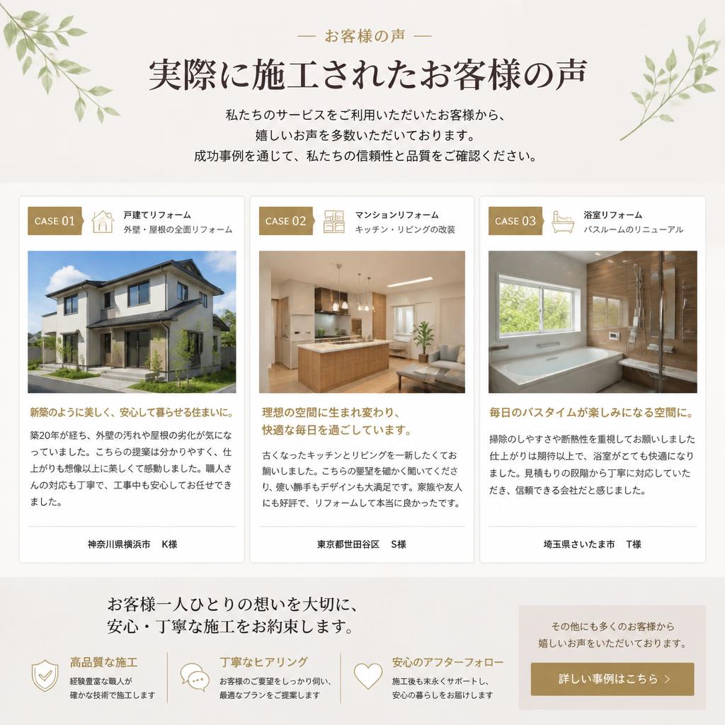お客様の声