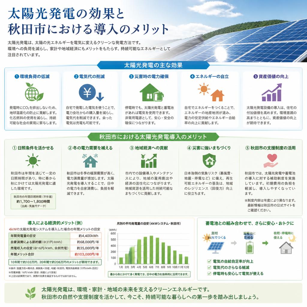 2. 太陽光発電の利点