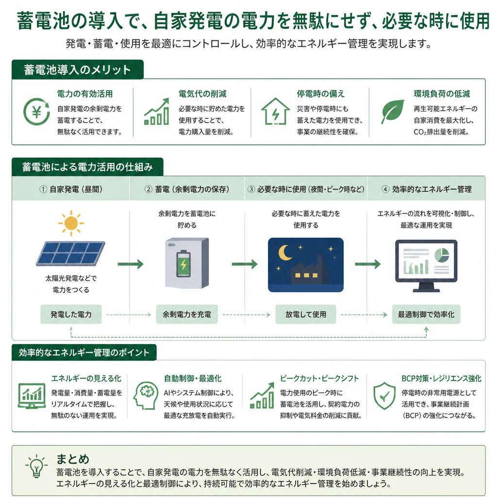 蓄電池の活用