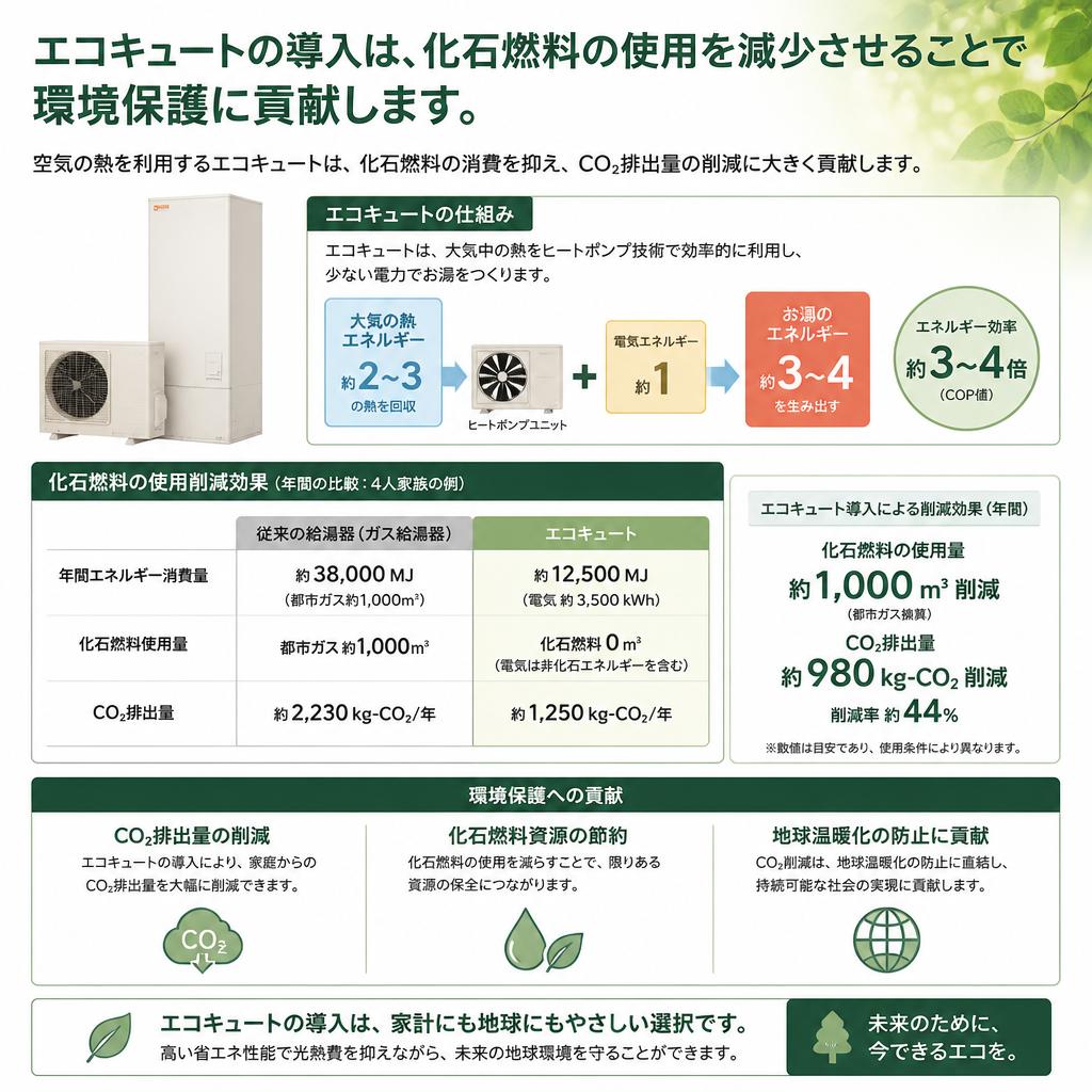 環境保護とエコキュートの関係