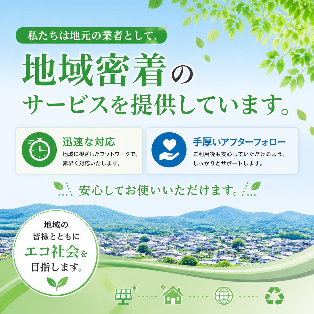 地元サポートのメリット