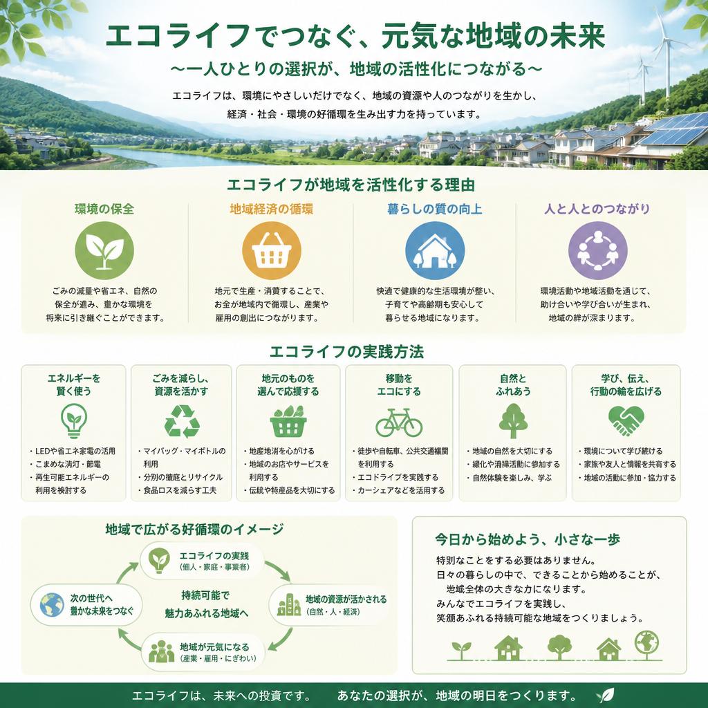 地域活性化の一環としてのエコライフ