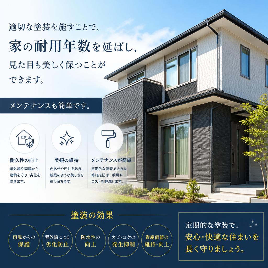 屋根・外壁塗装で耐久性アップ