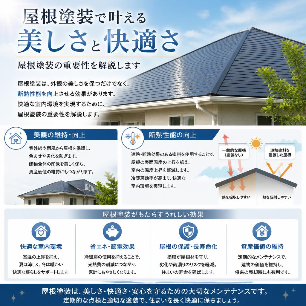 2. 屋根塗装が住環境を改善する訳