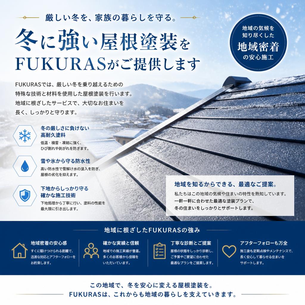 4. FUKURASの屋根塗装の特徴