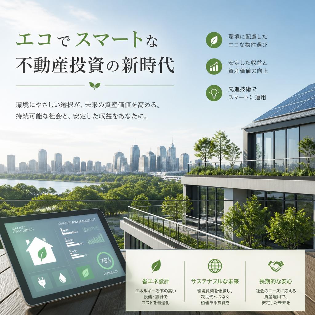 エコでスマートな不動産投資の新時代