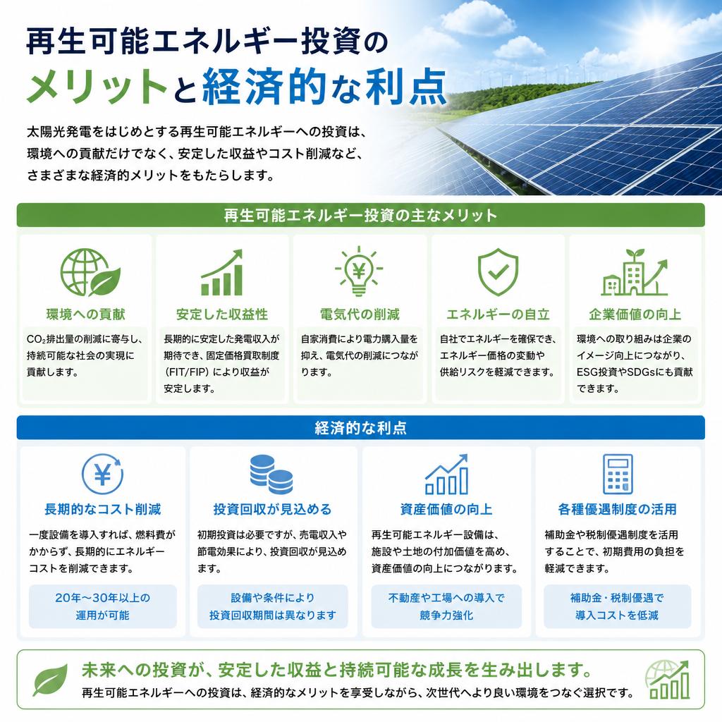 再生可能エネルギーの導入効果