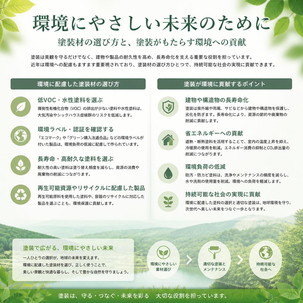 環境対策としての屋根塗装